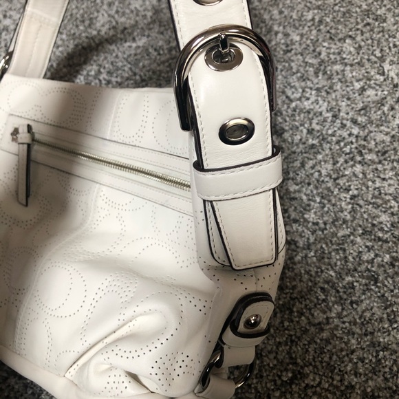 Coach signature c hobo cream bag - Picture 6 of 8